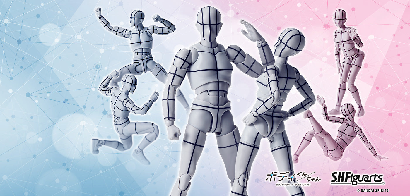 S.H.Figuarts ボディちゃん -杉森建- Edition-ワイヤーフレーム-(Gray Color Ver.)