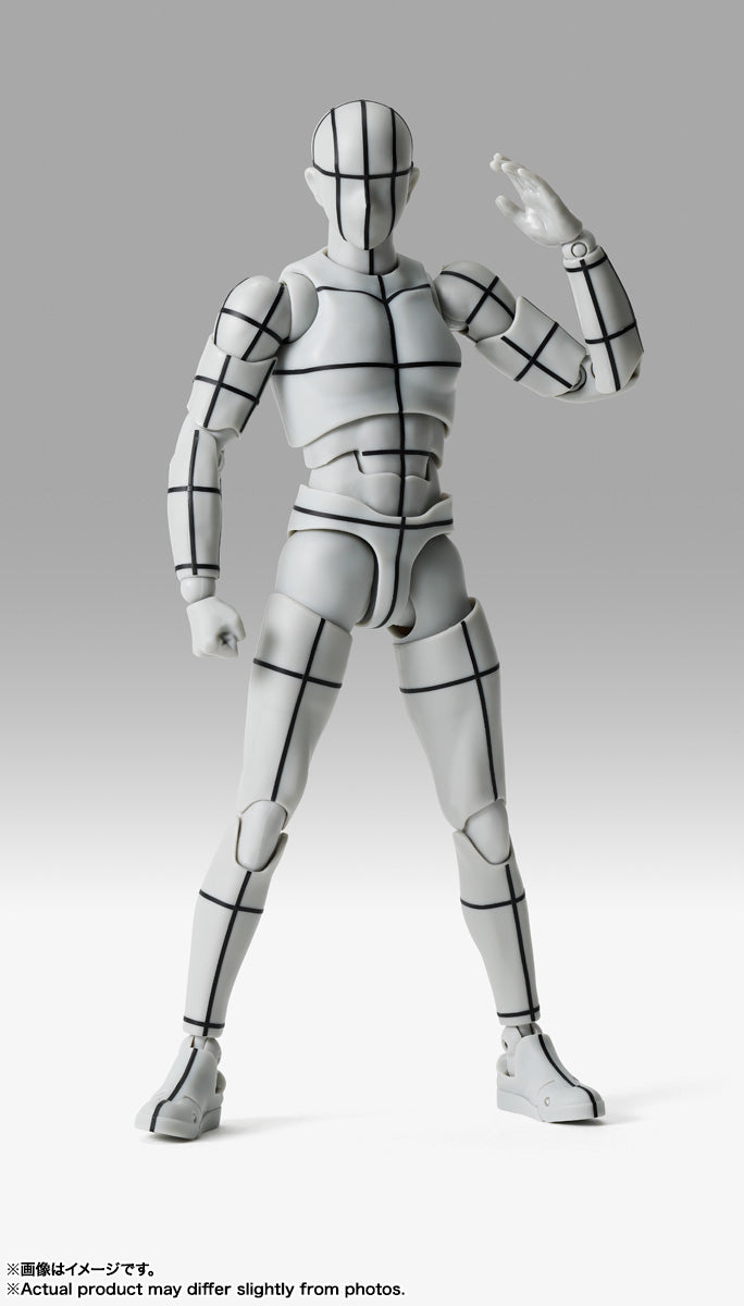 S.H.Figuarts ボディくん -杉森建- Edition-ワイヤーフレーム-(Gray Color Ver.)
