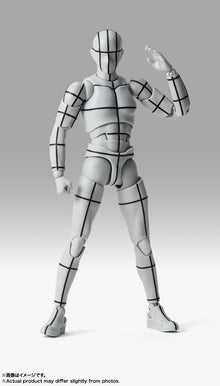 S.H.Figuarts ボディくん -杉森建- Edition-ワイヤーフレーム-(Gray Color Ver.)