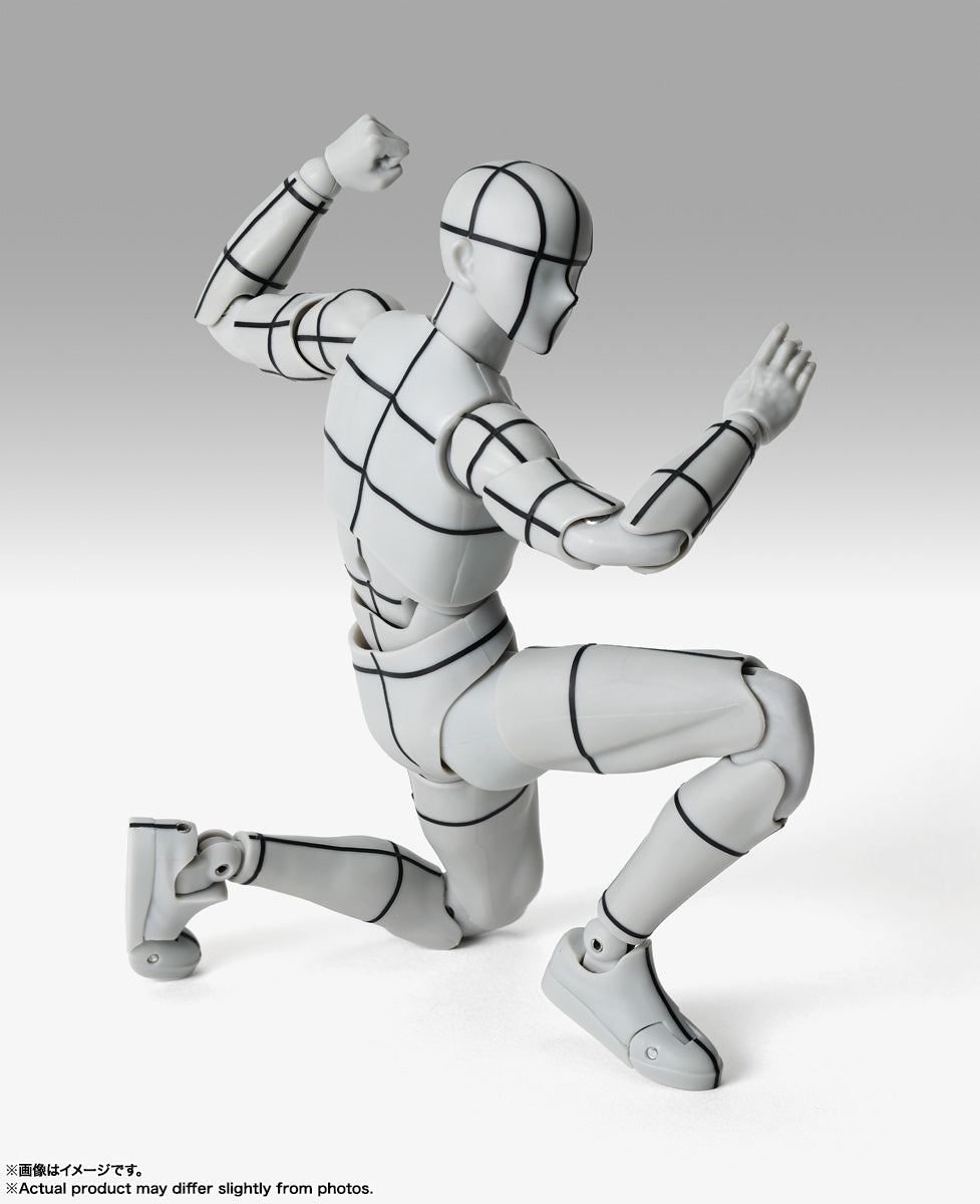 S.H.Figuarts ボディくん -杉森建- Edition-ワイヤーフレーム-(Gray Color Ver.)