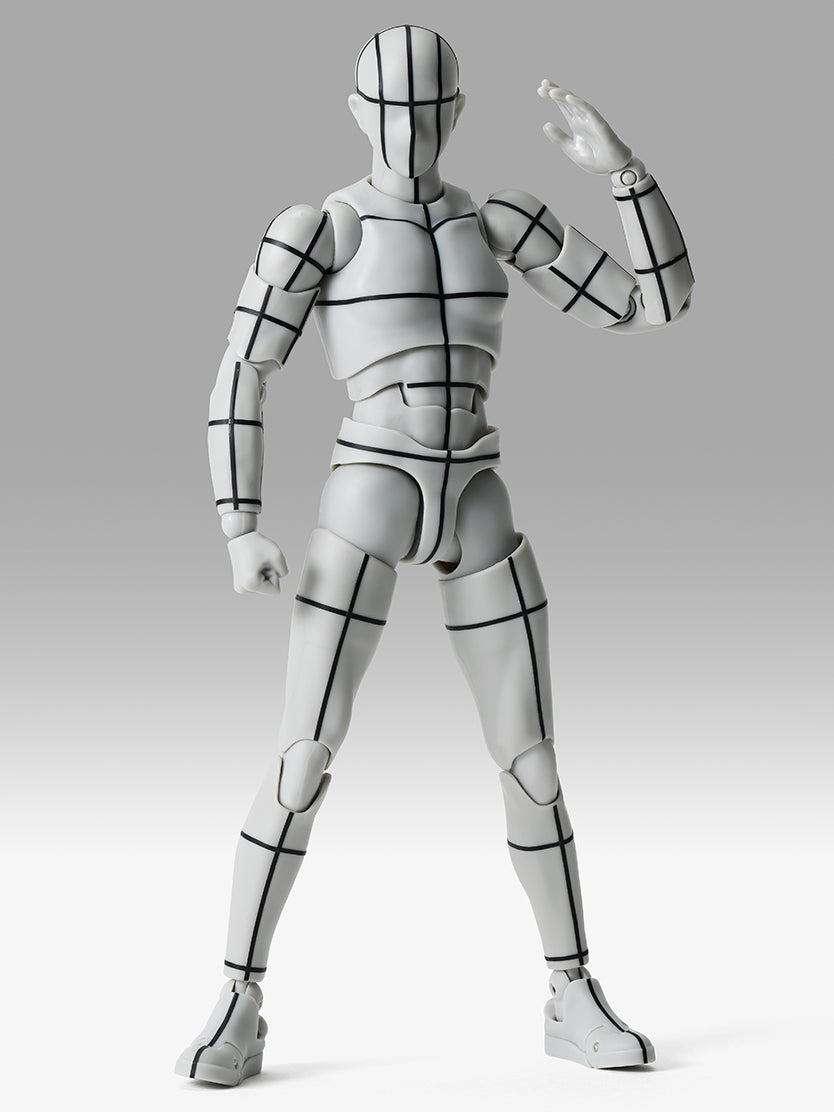 S.H.Figuarts ボディくん -杉森建- Edition-ワイヤーフレーム-(Gray Color Ver.)