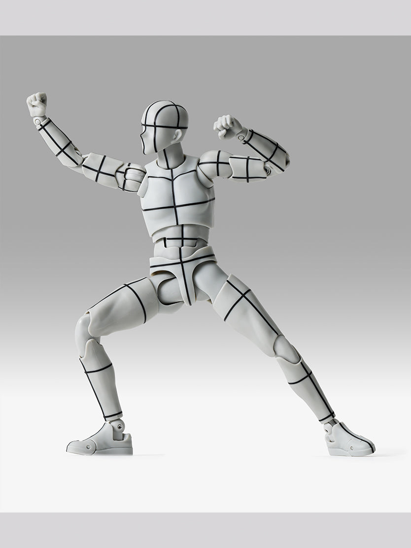 S.H.Figuarts ボディくん -杉森建- Edition-ワイヤーフレーム-(Gray Color Ver.)