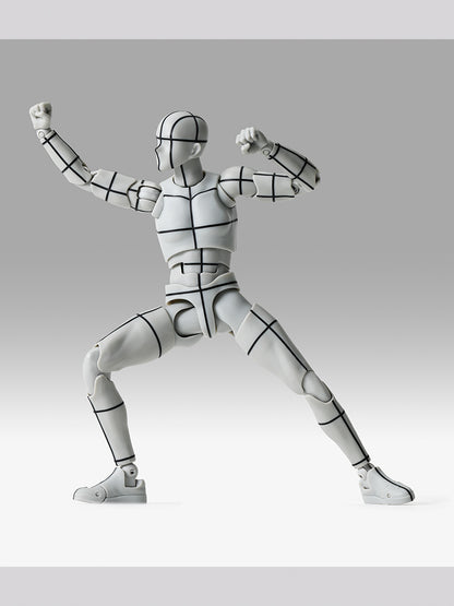 S.H.Figuarts ボディくん -杉森建- Edition-ワイヤーフレーム-(Gray Color Ver.)