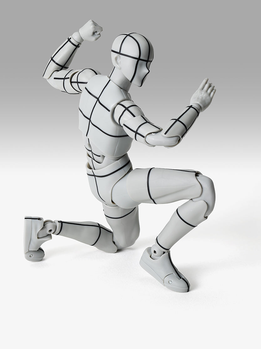 S.H.Figuarts ボディくん -杉森建- Edition-ワイヤーフレーム-(Gray Color Ver.)