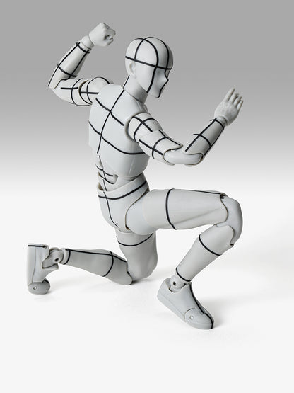 S.H.Figuarts ボディくん -杉森建- Edition-ワイヤーフレーム-(Gray Color Ver.)