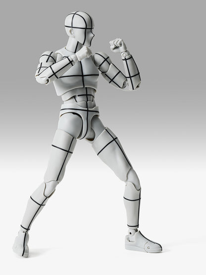 S.H.Figuarts ボディくん -杉森建- Edition-ワイヤーフレーム-(Gray Color Ver.)