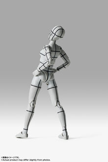 S.H.Figuarts ボディちゃん -杉森建- Edition-ワイヤーフレーム-(Gray Color Ver.)