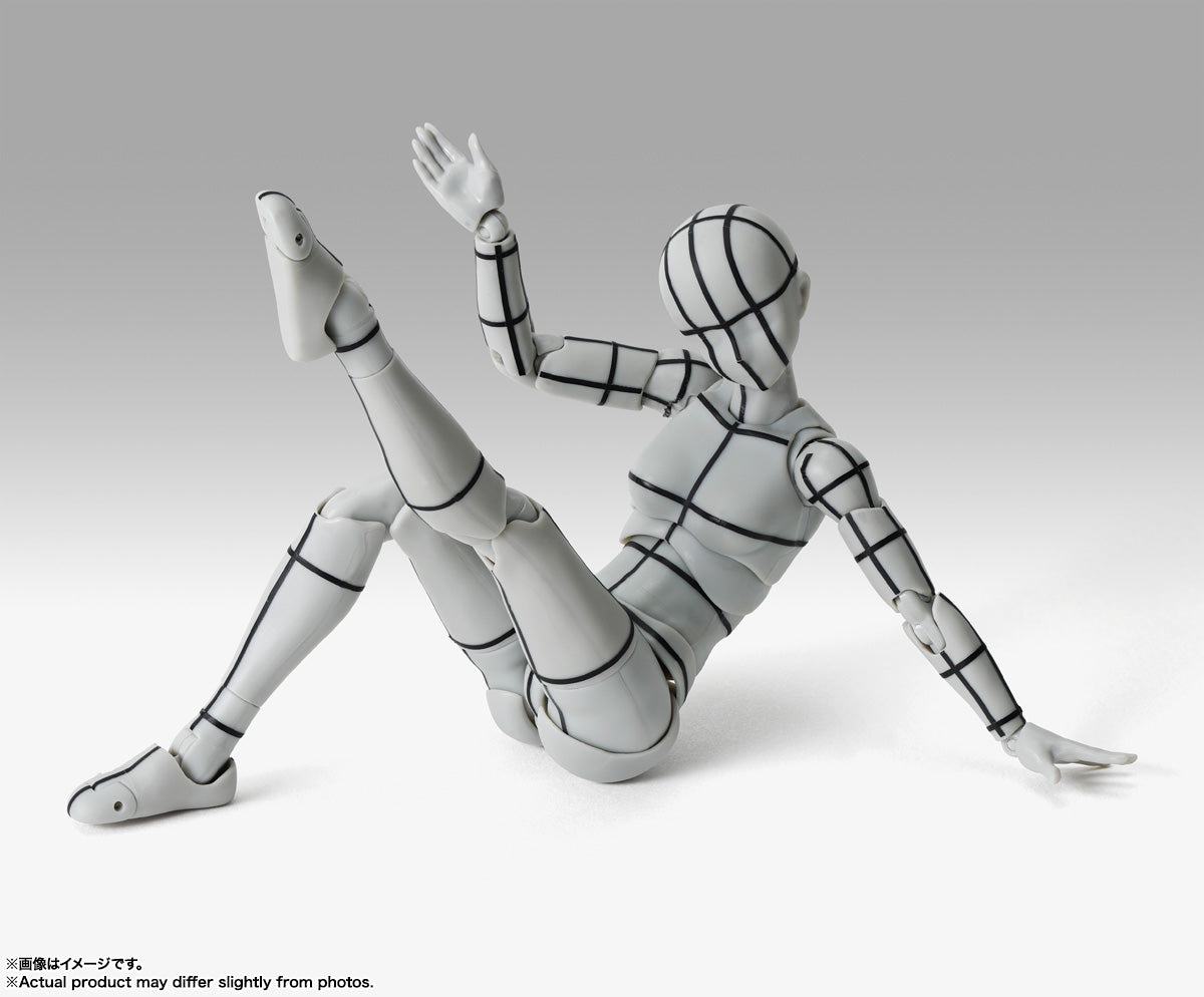S.H.Figuarts ボディちゃん -杉森建- Edition-ワイヤーフレーム-(Gray Color Ver.)