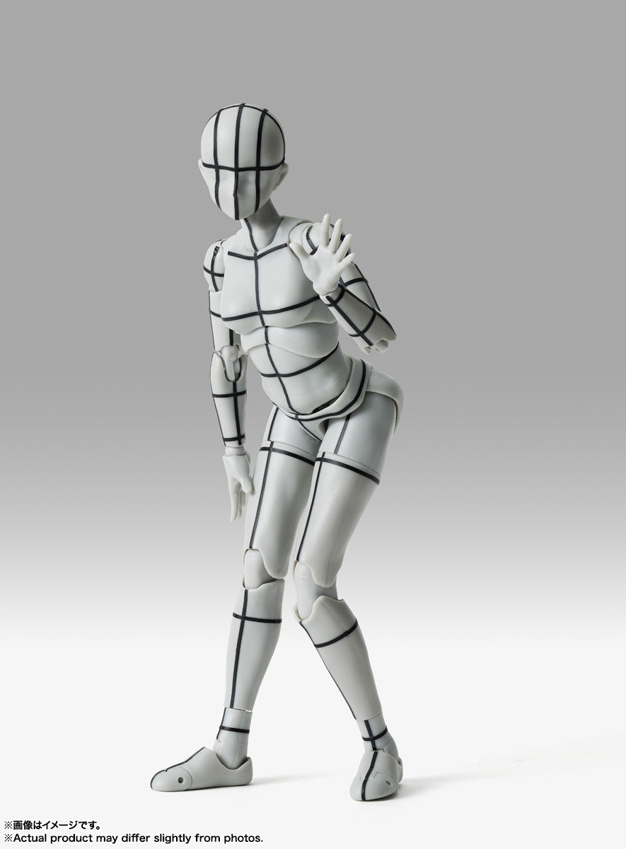 S.H.Figuarts ボディちゃん -杉森建- Edition-ワイヤーフレーム-(Gray Color Ver.)
