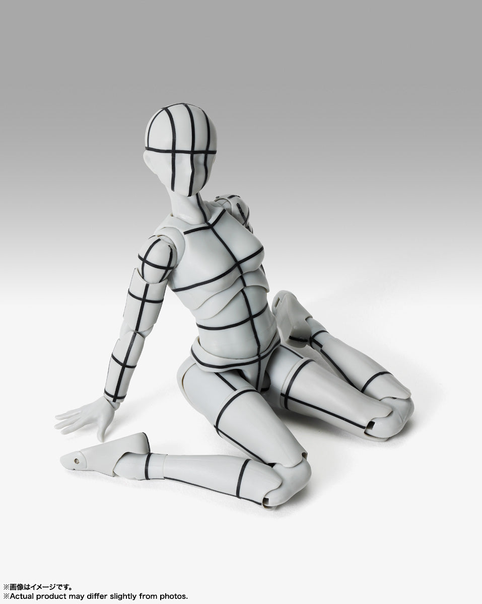 S.H.Figuarts ボディちゃん -杉森建- Edition-ワイヤーフレーム-(Gray Color Ver.)