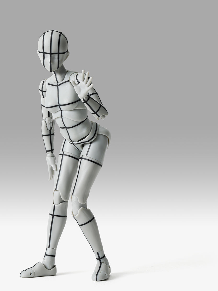 S.H.Figuarts ボディちゃん -杉森建- Edition-ワイヤーフレーム-(Gray Color Ver.)