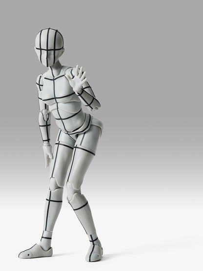 S.H.Figuarts ボディちゃん -杉森建- Edition-ワイヤーフレーム-(Gray Color Ver.)