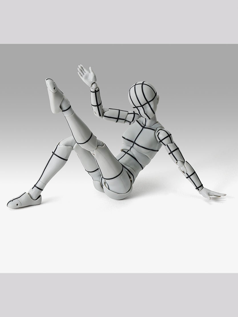 S.H.Figuarts ボディちゃん -杉森建- Edition-ワイヤーフレーム-(Gray Color Ver.)