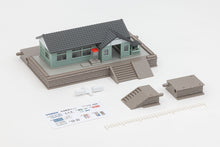木造駅舎セット（淡緑）