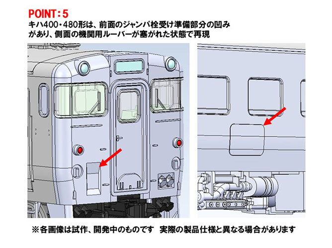 キハ４００系急行ディーゼルカー（利尻）セット（５両）